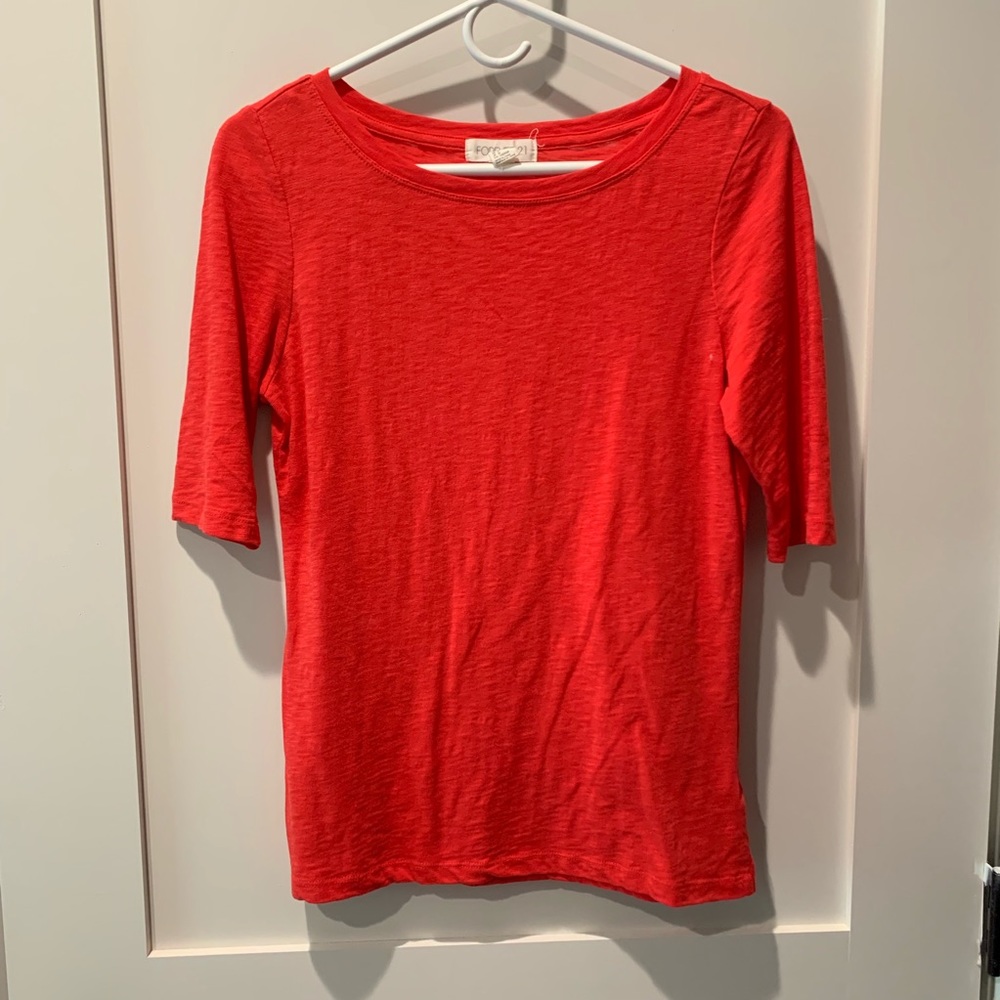 Forever 21 Quarter Sleeve Shirt